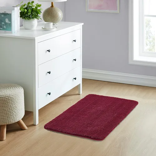 Miniatura 3 de YHF - Alfombras de baño de 20 x 32 pulgadas, extra gruesas y suaves, de microfibra peluda, lavables a máquina, alfombras de baño absorbentes, tapete