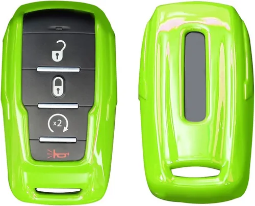 Miniatura 16 de RT-TCZ Funda para Llavero Estuche Cubierta Bolsa Porta Llaves Carcasa de Protección Accesorios para Dodge RAM 2018-2022, Morado