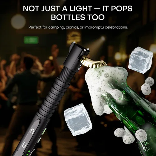 Miniatura 9 de Linterna EDC recargable, linterna pequeña de 800 lúmenes con clip magnético y base, linterna LED de 11 modos, rompedor de vidrio y abridor