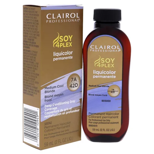 Miniatura 3 de Clairol Professional Permanent Liquicolor for Medium Blonde to Neutral Blonde Hair Color with 100% Gray Coverage Packaging May Vary 7A Rubio