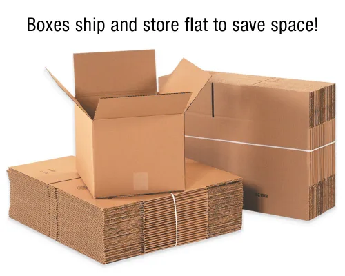 Miniatura 2 de AVIDITI Cajas de cartón rugado de 25 x 25 x 25 pulgadas de largo x 25 pulgadas de ancho x 25 pulgadas de alto, paquete de 10 cajas de almacenamiento