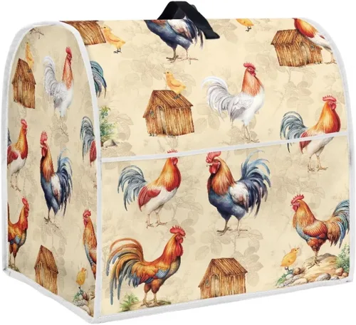 Miniatura 17 de Funda para batidora de pie de libélula bohemia compatible con mezclador de cocina de 4.5 a 5 cuartos de galón, a prueba de polvo, cubierta