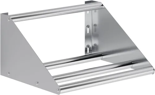 Miniatura 6 de AmGood Estante tubular de vidrio de acero inoxidable de 42 pulgadas. Capacidad para 2 escurridores. NSF.
