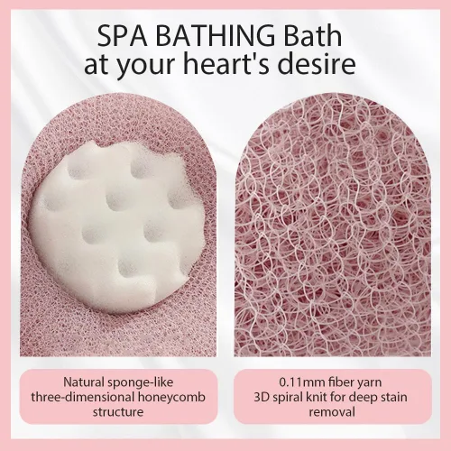 Miniatura 2 de Bola de Baño con Ventosa Girasol Super Suave, Nueva Bola de Baño 2-en-1 Girasol 2025 con Anillos para los Dedos, Esponja de Baño Exfoliante