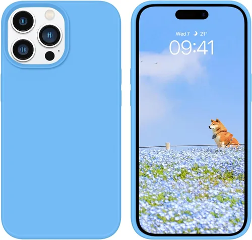 Miniatura 20 de GUAGUA Funda compatible con iPhone 17 Pro Max de 6.9 pulgadas, silicona líquida, goma de gel suave, delgada, forro de microfibra delgada