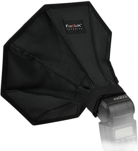 Miniatura 3 de Fotodiox 12" Octagon flash Softbox Plegable para flashes; Nikon, Canon, vivita, SUNPACK, Nissin, Sigma, Sony, Pentax, Olympus, Panasonic