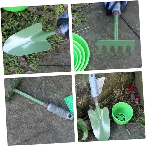 Miniatura 8 de KESYOO 1set Garden Shovel and Rake Gardening Tools for Soil Excavation Essential Gardening Accessories for Weeding and Planting