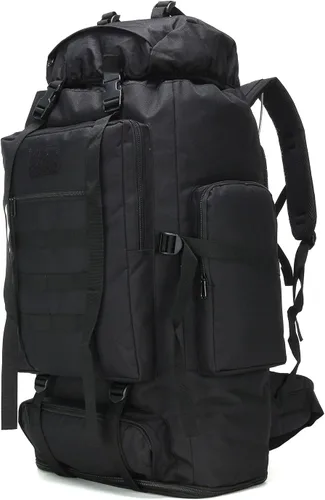 Mochila de senderismo W WINTMING para hombres 70L/100L, mochila de campamento, mochila militar Molle, paquete de asalto de 3 días para escalada |