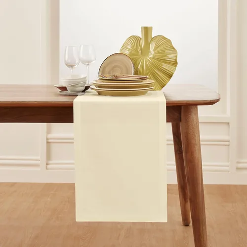 Miniatura 7 de Solino Home Dru – Camino de mesa de lino de algodón Zoe y Florence, manteles individuales y servilletas de cena