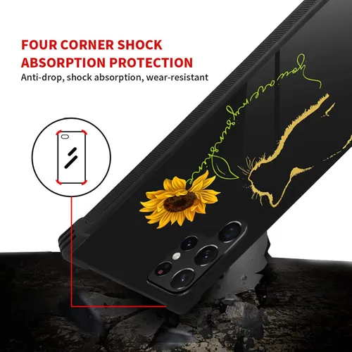 Miniatura 340 de CARLOCA Funda compatible con Samsung Galaxy S22 Ultra, diseño gráfico de Star Howling Wolfs Samsung Galaxy S22 Ultra, diseño gráfico, a prueba