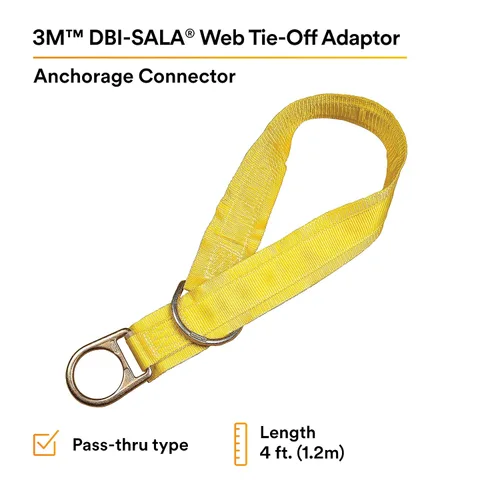 Miniatura 2 de DBI-SALA 1002004 Adaptador de amarre, estándar, amarillo