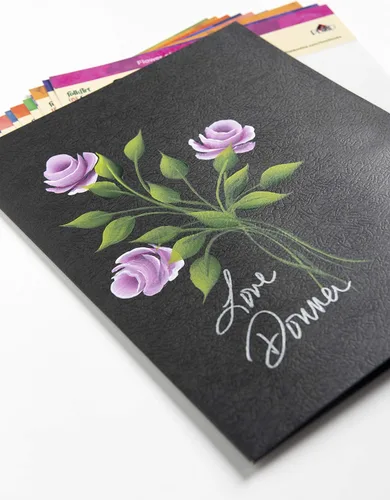 Miniatura 8 de FolkArt One Stroke Donna Dewberry Flowers of the Month Let's Paint Kit, 2 onzas