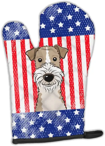 Miniatura 156 de Caroline's Treasures BB4020OVMT Dog House Collection Border Collie - Guante de horno grueso resistente al calor para sartenes calientes y horno