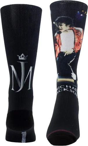 Miniatura 2 de PERRI'S SOCKS Michael Jackson - Calcetines de sublimación con licencia oficial, calcetines acolchados novedosos para hombres y mujeres