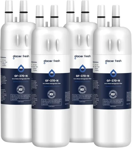 Miniatura 10 de GLACIER FRESH Filtro de agua para refrigerador compatible con W10295370A, EDR1RXD1, WHR1RXD1, KAD1RXD1, filtro 1, W10295370, P4RFWB, P8RFWB2L