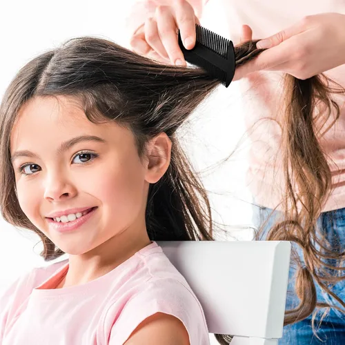 Miniatura 7 de Boao 2 peines de metal para el cabello para mujeres y hombres, peine de acero inoxidable para barba, bigote, tamaño de tarjeta de crédito, cartera