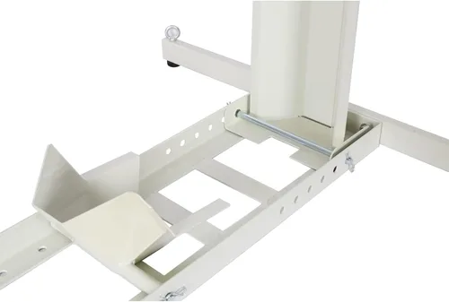 Miniatura 5 de Soporte ajustable para rueda de motocicleta, capacidad de 1800 libras, soporte de motocicleta resistente con 4 juegos de amarre, remolque de Blanco