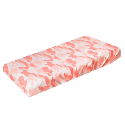 Miniatura 8 de Copper Pearl Funda de punto prémium para cambiador: suave, elegante y universal para todos los cambiadores de pañales estándar, fundas de cambiador