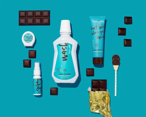 Miniatura 3 de SuperMouth® Hilo dental sin flúor, hilo dental expansible para eliminar la placa y soporte del esmalte, fórmula suave para niños, adultos y mujeres