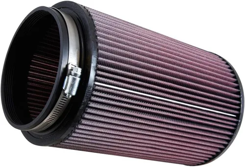 Miniatura 11 de K&N Filtro de aire universal con abrazadera original de alto flujo: alto rendimiento, premium, lavable: diámetro de la brida: 5 pulgadas, altura