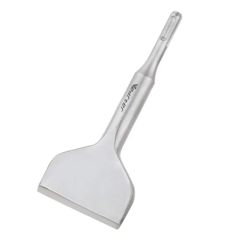 Miniatura 8 de SDS Plus - Broca de cincel, 3 pulgadas, 15° con manivela en ángulo para taladro de martillo, raspador de suelo de material 40Crmo para eliminación