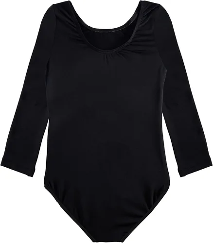 Miniatura 65 de HOZIY - Leotardos de manga larga para niñas, de gimnasia, para niños pequeños, trajes florales de unicornio, galaxia, arco iris, patrón de rayas