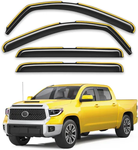 Miniatura 23 de Protectores de lluvia para ventana de canal para Jeep Grand Cherokee 2011-2021 (no para L), protectores de lluvia extra duraderos, viseras laterales