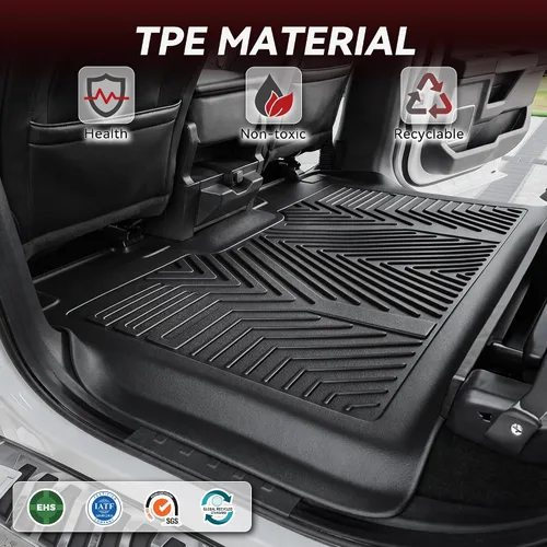 Miniatura 6 de YITAMOTOR Alfombrillas compatibles con Nissan Frontier Crew Cab 2008-2021, compatibles con revestimientos de piso de camiones, protección para todo