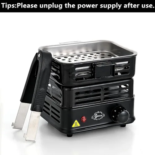 Miniatura 2 de Quemador de carbón multipropósito Turbo Quemador de carbón de arranque de carbón Placa caliente Estufa eléctrica de coco Arrancador de coco 1000W