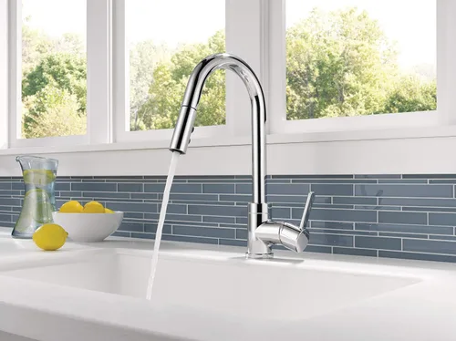 Miniatura 15 de Peerless Precept P188152LF - Grifo para fregadero de cocina con pulverizador extraíble, cromado Mate negro