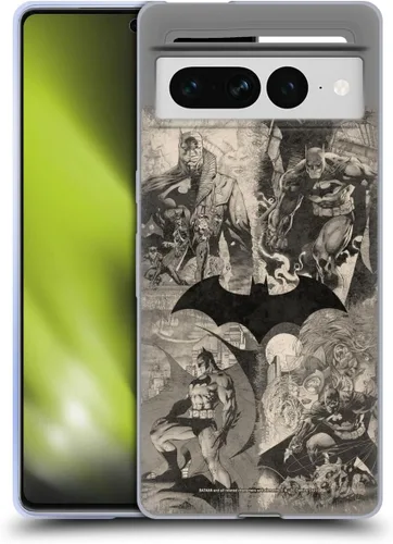 Miniatura 126 de Head Case Designs Funda de gel Hush con licencia oficial de Batman DC Comics #608 para cómics [protección de grado militar] compatible con Google