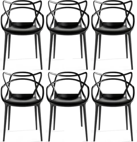 Miniatura 16 de 2xhome Silla de comedor moderna Silla auxiliar apilable para interiores o exteriores Plástico resistente a la intemperie para cocina, patio