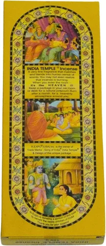 Miniatura 6 de Song of India - Varillas de incienso del templo de la India. Paquete de 120 varillas. 5.29 oz