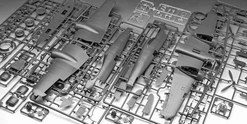 Miniatura 7 de Revell RV03854 03854 Beaufighter IF Nightfighter Plastic Model kit escala 1:48, sin pintar