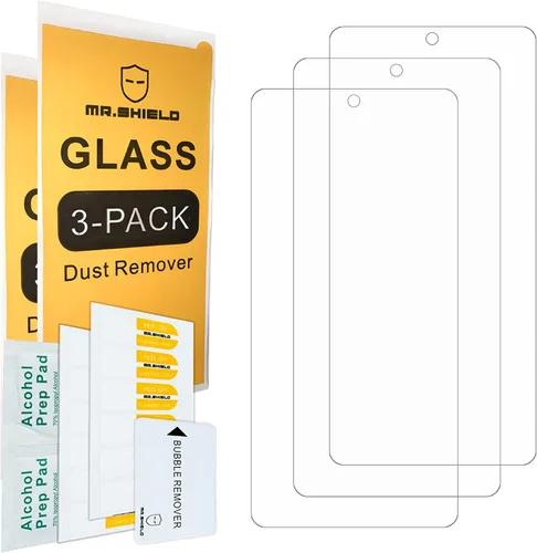 Miniatura 2 de Mr.Shield Protector de pantalla puede usarse con HONOR X8a [vidrio templado] [3 unidades] [Vidrio japonés con dureza 9H]