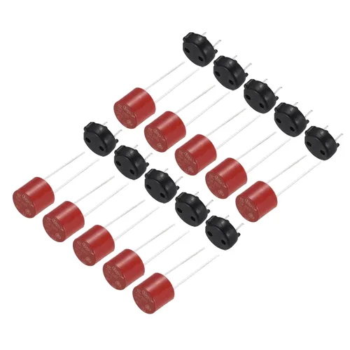 Miniatura 12 de uxcell Juego de 10 piezas cilíndricas montadas en miniatura redondo lento micro fusible con portafusibles para piezas electrónicas PCB LCD