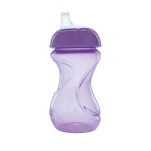 Miniatura 3 de Nuby Mini Gripper - Vaso de silicona suave con boquilla de 6 onzas sin derrames, 6 onzas, para niñas, 6 meses