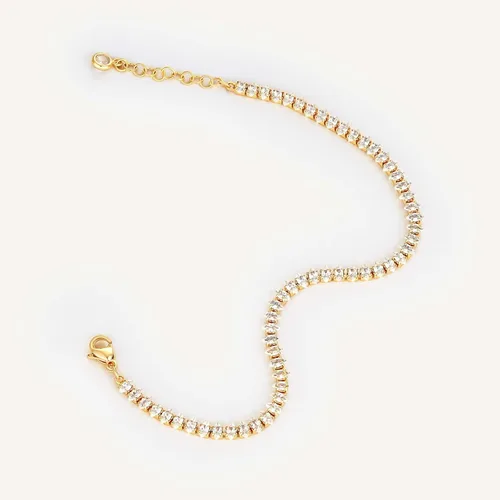 Miniatura 8 de MEVECCO - Brazalete para mujer, chapado en oro de 14 quilates, cadena delicada, joyería simple, bonita, hecha a mano y minimalista para ella
