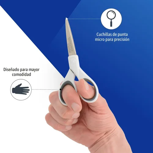 Miniatura 3 de Westcott - Tijeras de 13 cm con hojas de titanio para manualidades, costura y mucho más.