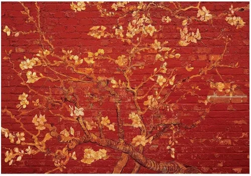Miniatura 17 de Wall26 - Papel tapiz en color cobre con estampado de "Almendro en flor" de Vincent Van Gogh