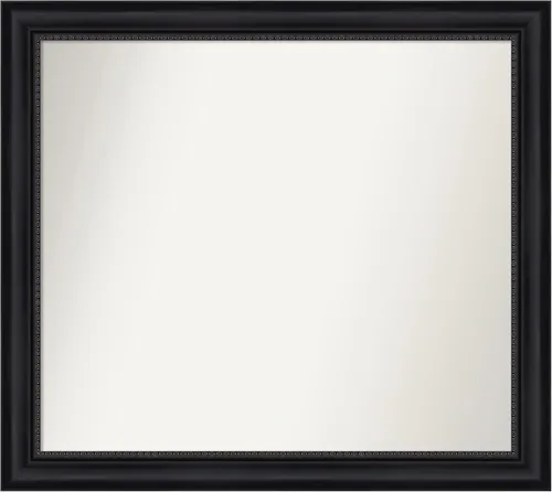 Miniatura 388 de Amanti Art Espejo personalizado, espejo de baño negro Astor, espejo de pared o espejo de tocador de baño sobre el fregadero (25 x 25 pulgadas)
