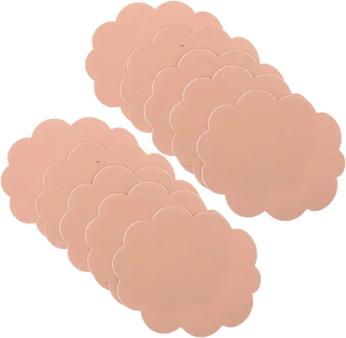 Toyvian 20pcs Anti Chafing Bands Thigh Pads Women Elastic Skin Tone Breathable Inner Thigh Friction Tape Patch for Chafing Prevention and Sweat