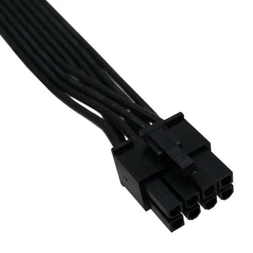 Miniatura 2 de COMeap Cable de CPU para PSU estacionales, PCIe 8 pines macho a CPU 8 pines (4+4 desmontables) macho EPS-12V adaptador de corriente de placa base
