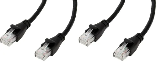 Miniatura 14 de Amazon Basics Cable de conexión Ethernet RJ45 Cat-6 de 5 pies (1.5 metros), 16 paquetes de 10, 160 unidades en total, negro