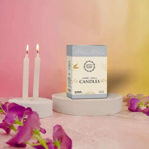 Miniatura 3 de Raajsee Paquete de 20 Mini Velas Cónicas Sin Perfume, Blanco 5 Pulgadas (Alto) Velas de Cena Sin Humo y Sin Goteo Cera de Parafina con Mechas