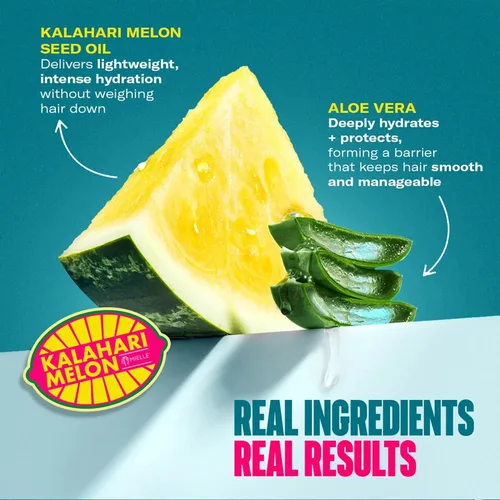 Miniatura 4 de Mielle Curl Forming Glaze – Kalahari Melón & Aloe Vera Gel de peinado de hidratación profunda para cabello seco, rizado y texturizado – Mejora
