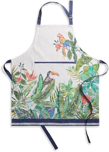 Miniatura 45 de Maison d' Hermine Delantal 100% de algodón para mujeres con bolsillo de cocina delantal de chef para hombres para cocinar primavera verano 001