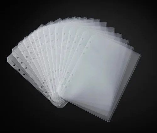 Miniatura 2 de UMSICHT 15 piezas de bolsillos para carpeta A5 sin cremalleras, sobres presupuestarios sin cremallera para sistema de efectivo, bolsa para carpeta