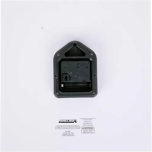 Miniatura 2 de Accutime Reloj de pared cuadrado Minecraft Grass Block