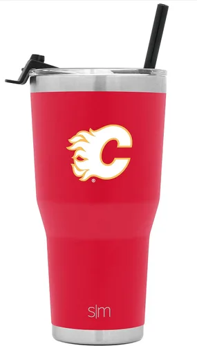 Miniatura 18 de Simple Modern Vaso Cruiser Cruiser con licencia oficial de la NHL Arizona Coyote de 30 onzas, taza de viaje aislada con tapa abatible y popote